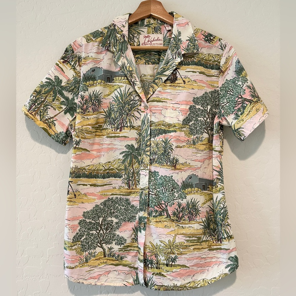 Kahala Aloha Shirt Womens